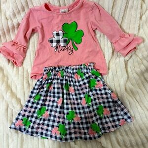 St. Patty's Day Skirt Set